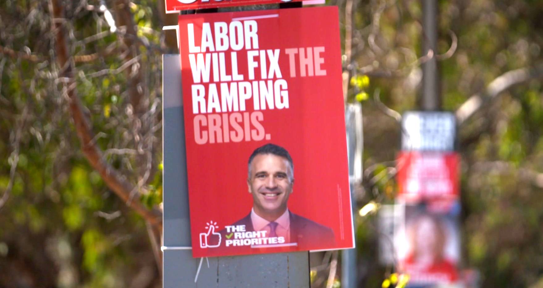 Un candidato laborista en las elecciones estatales de 2022 en Sudáfrica promete arreglar la rampa.