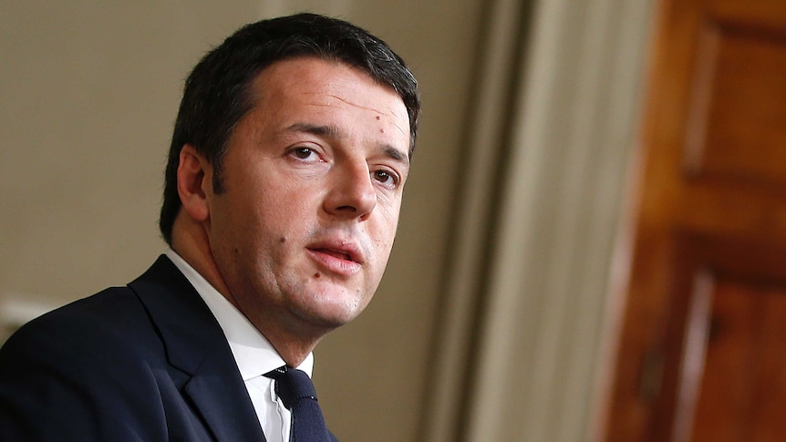 Italy's prime minister-designate Matteo Renzi