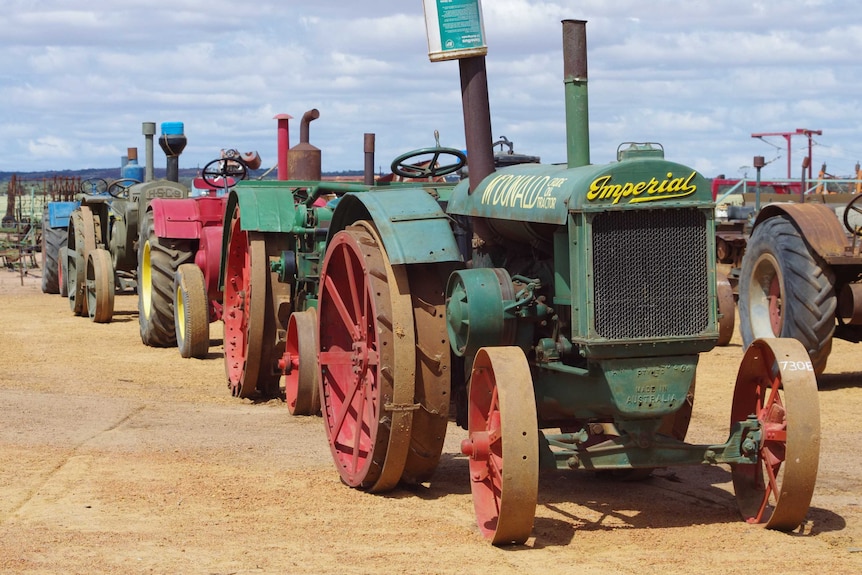 A vintage tractor and farm machinery collection in the Wheatbelt is going under the hammer after its owner passed away.