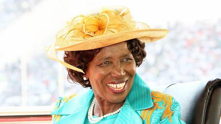 Inonge Wina, Vice President of Zambia, smiles.