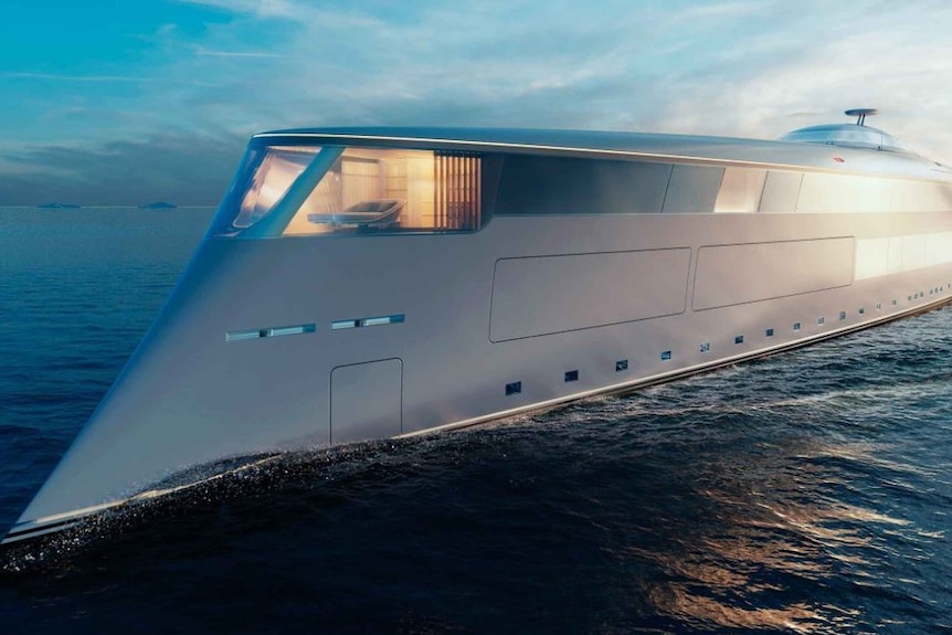 Impression of the 'Aqua' superyacht