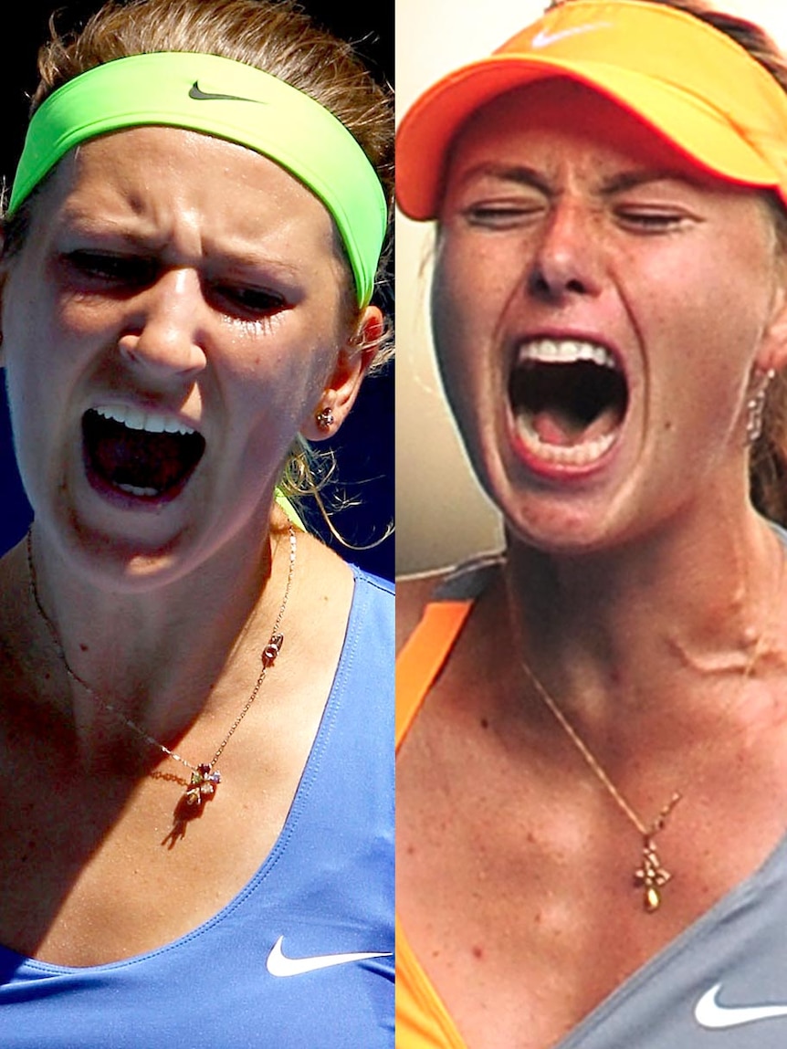 Azarenka v Sharapova: Fans are bracing for a shriek-fest at this weekend's Australia Open women's final.