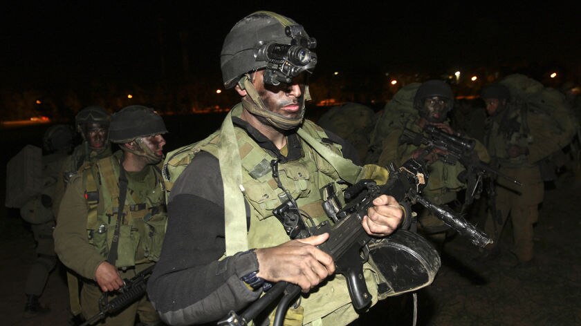 After a week of air attacks, Israel sent troops into Gaza overnight.