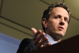 Geithner addresses IMF-World Bank meetings