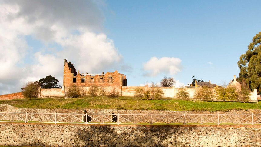 A ruined building at the Port Arthur Penal Settlement in Tasmania.