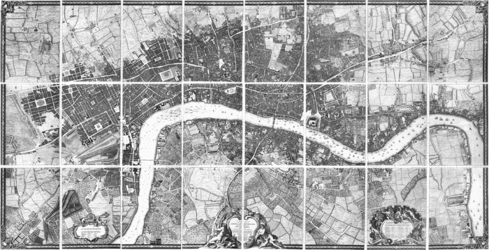 John Rocque's map of London from 1746.