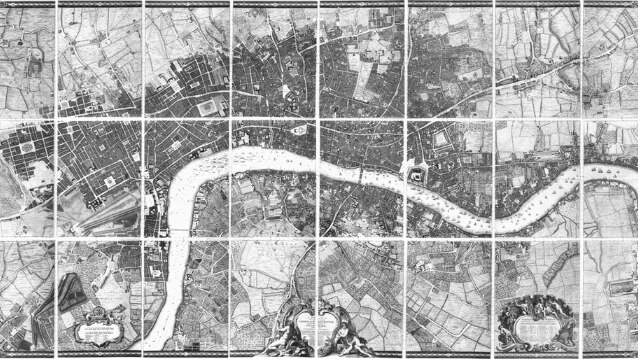 John Rocque's map of London from 1746.