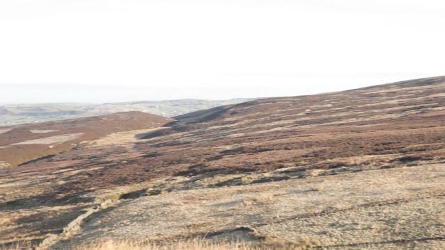 An open landscape on Yorkshire Moors
