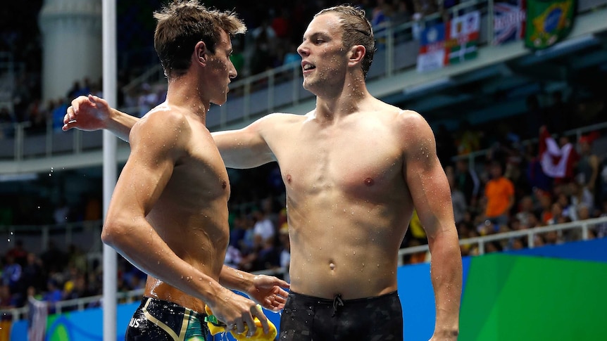 Swimmers Cameron McEvoy and Kyle Chalmers