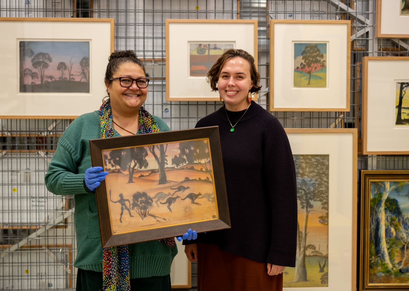 Artwork made more than 70 years ago rediscovered hidden in museum