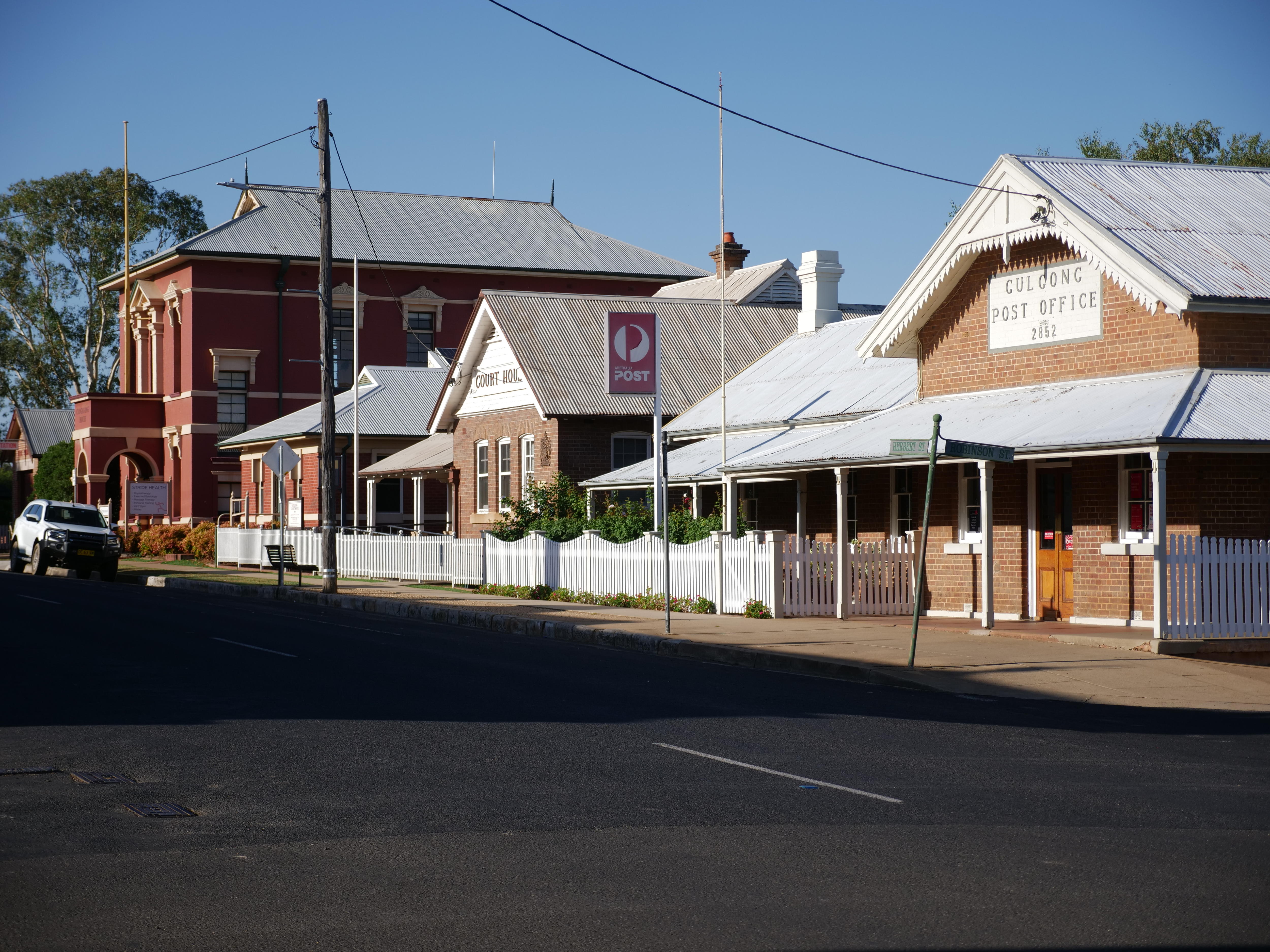 A rua principal de Gulgong. 