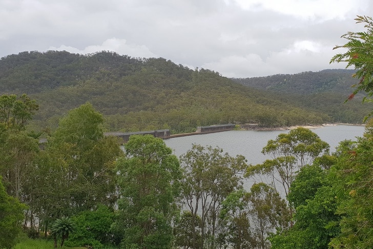Tinaroo Dam from the lookout