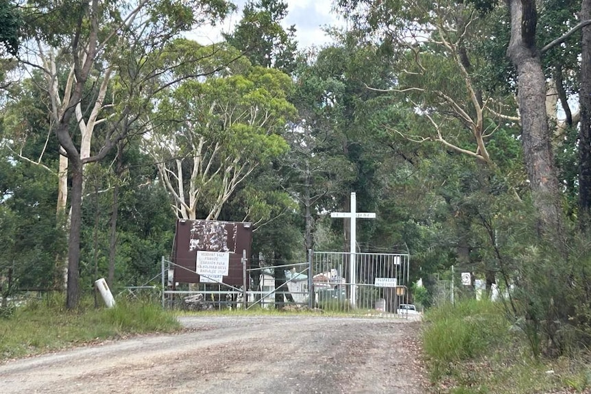 The gates to the Order of Saint Charbel on the NSW South Coast