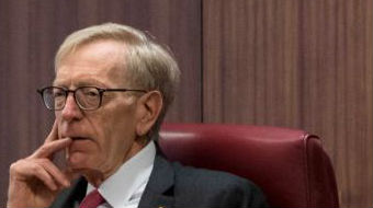 Kenneth Hayne at a banking royal commission hearing