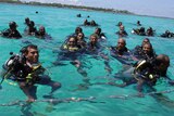 Maldives cabinet meets underwater