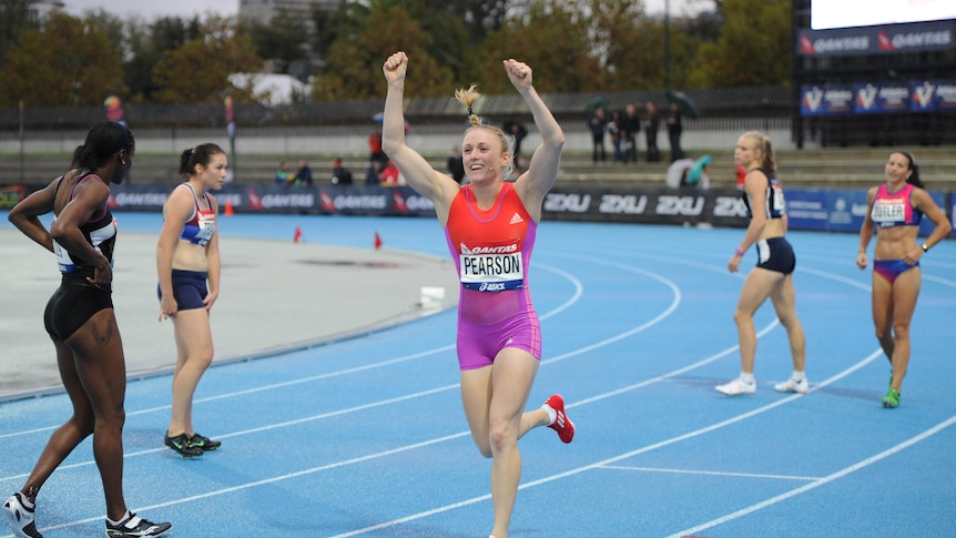 Hitting her stride ... Sally Pearson crushed her next closest competitor by more than a second.