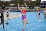 Hitting her stride ... Sally Pearson crushed her next closest competitor by more than a second.