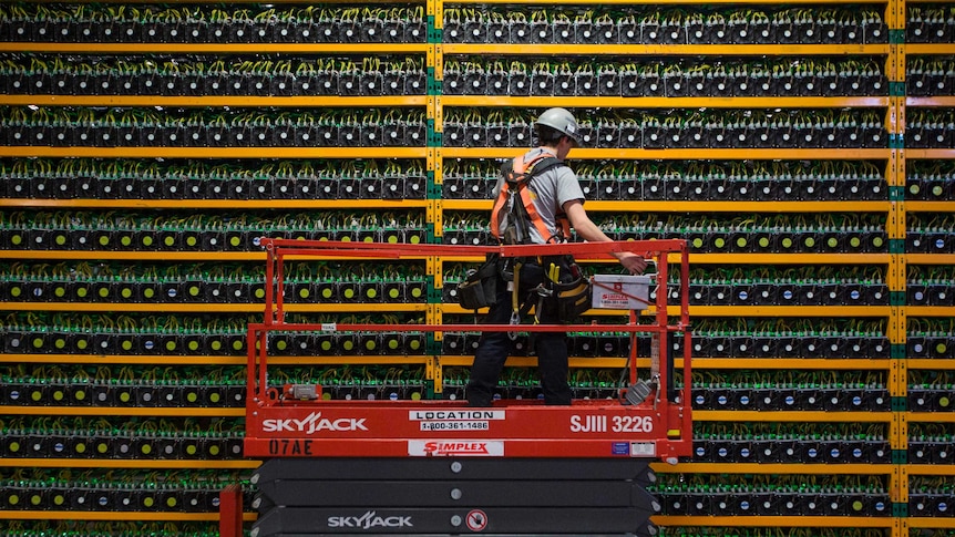 A bitcoin mining operation in Quebec