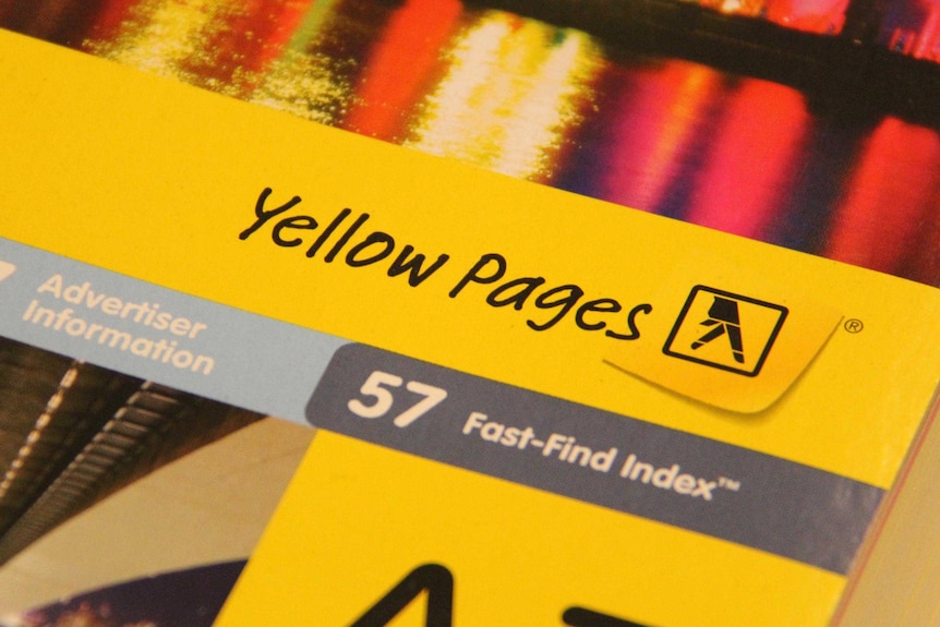 Yellow Pages phone directory.