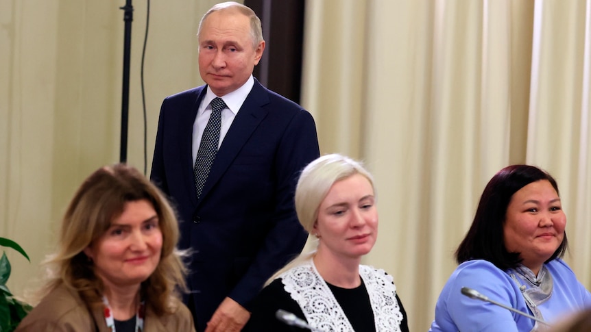 Vladimir Putin meets with mothers of Russian soldiers killed in his war against Ukraine 