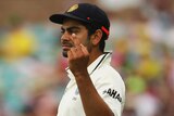 Virat Kohli has been fined for making an obscene gesture at the SCG