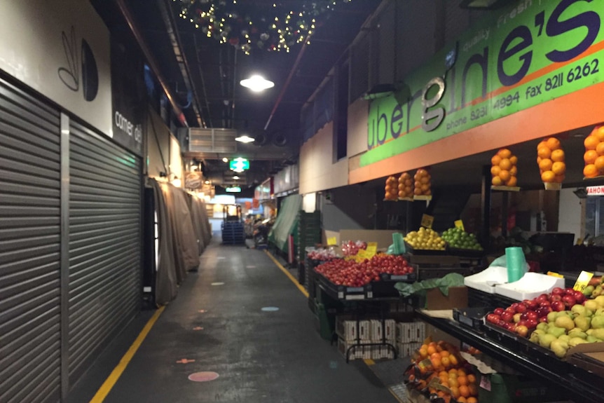 A fruit shop inside Adelaide Central Markets.