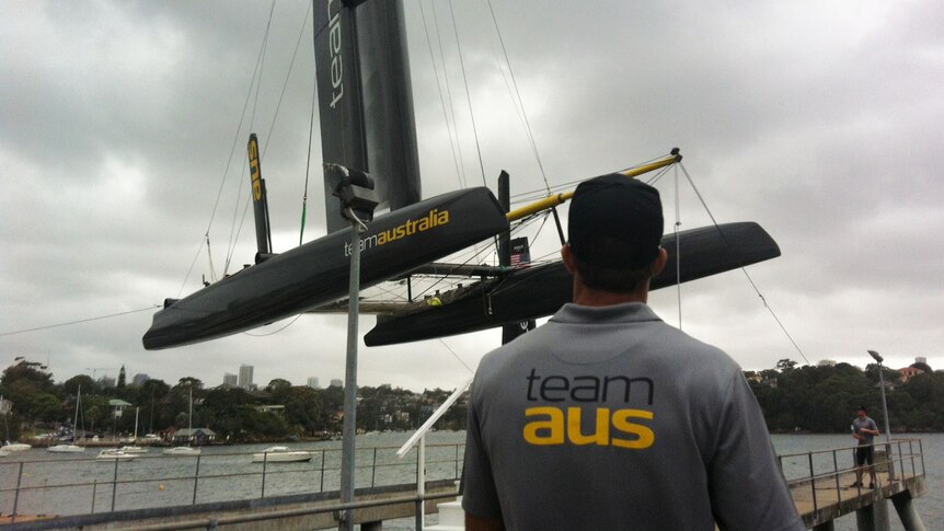 Team Australia's new AC45 catamaran