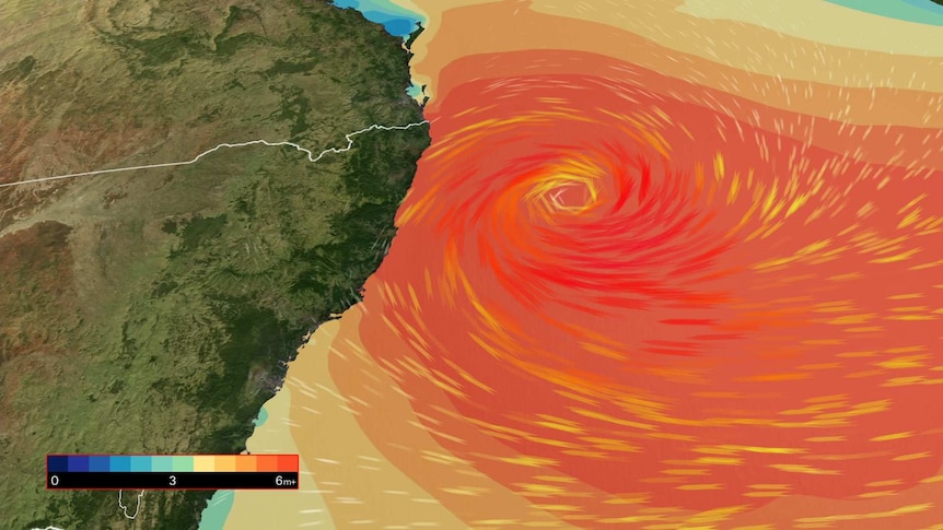 Swell forecast for Friday night off NSW coast.