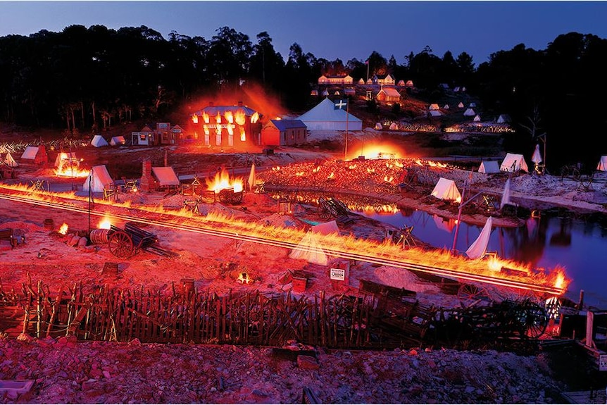 Sovereign Hill light show