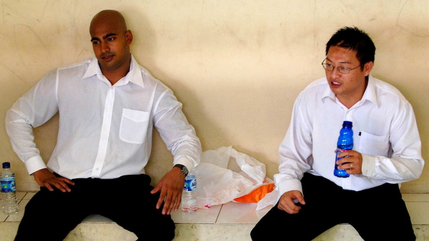 Myruran Sukumaran and Andrew Chan