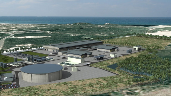 Artist's impression: Kurnell desalination plant
