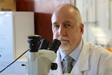 Professor Peter Irwin in his Perth laboratory