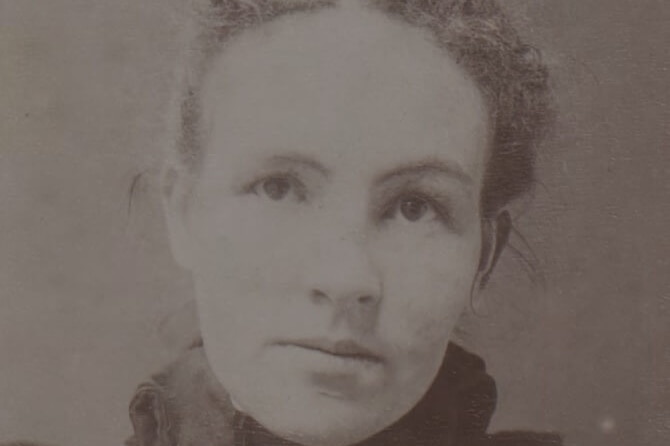 A photo of Maggie Heffernan, who drowned her son in the Yarra in 1900.