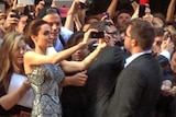 Jolie was joined on the red carpet by her husband Brad Pitt.