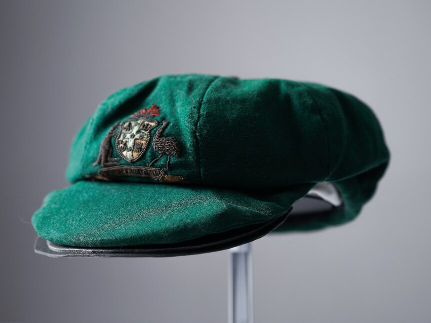 One Size Fits Baggy Green Australia Cricket Test Cap Melton Wool 