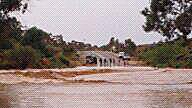 Flooded road near Leigh Creek