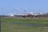 Planes queue for take-off at Gold Coast Airport