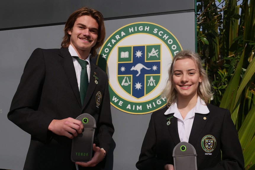 Students already benefiting from phone pouch trial at SA school, principal  says - ABC News