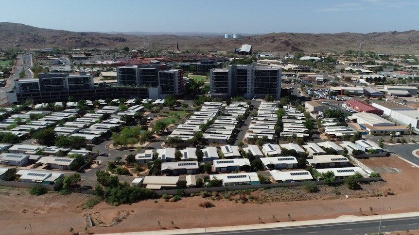 a town from the air