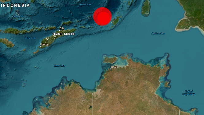 There is no danger of a tsunami after a 7.6-magnitude earthquake hits northern Australia