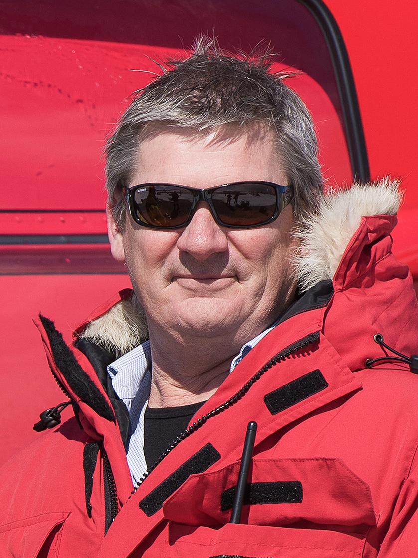 Paul Ross at the Casey Research Station in Antarctica