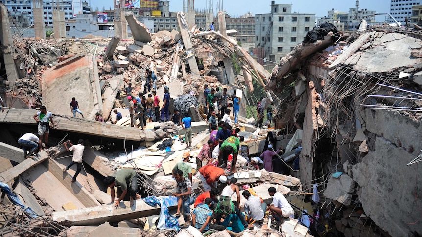 Rescuers search for survivors of Bangladesh building collapse