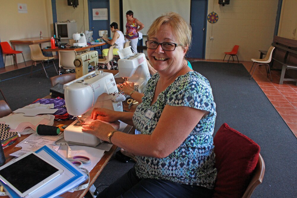 Simple sewing project provides confidence to school girls in Papua New