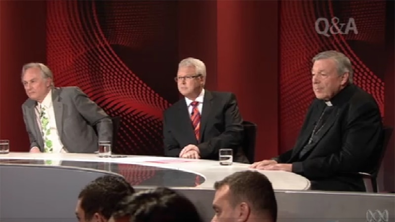 George Pell and Richard Dawkins on QandA