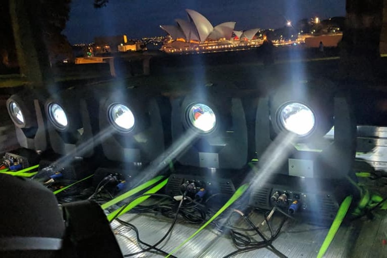 Australasian lighting set up