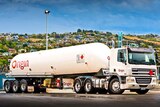 An Origin Energy LPG tanker truck