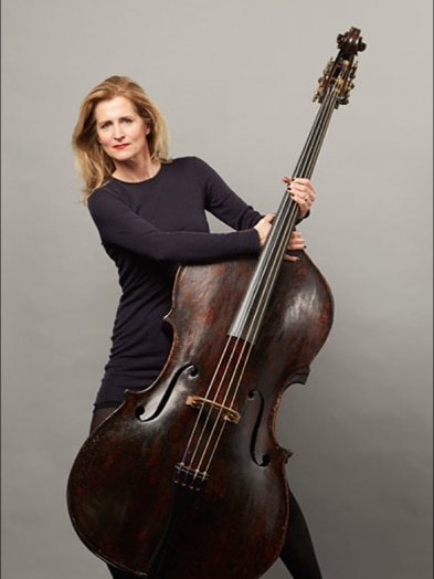 Kirsty McCahon, double bass player