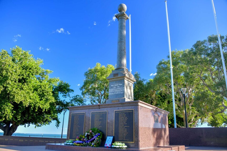 The Darwin Cenotaph War Memorial at Bicentennial Park