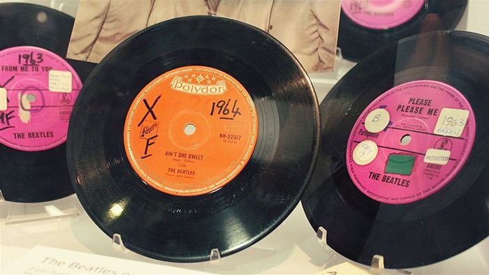 These Beatles records were from 4SB in Kingaroy.