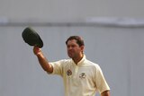 Ricky Ponting argues with the umpires
